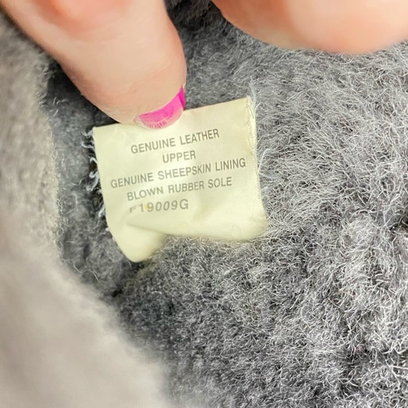 Ugg Bailey Button Boot Womens Size 10 Suede Fur Gray Boots Shoes Booties Grey - Picture 11 of 13